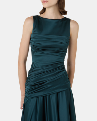 RAULA SATIN LONG DRESS