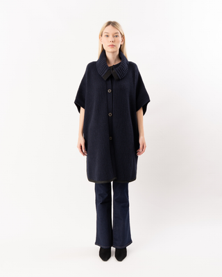 WOOL CASHMERE PONCHO