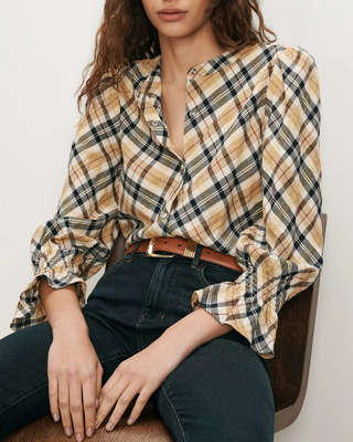 3/4 SLEEVE ASHLYNN BLOUSE