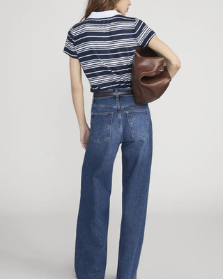 THE STRIPED POLO TOP