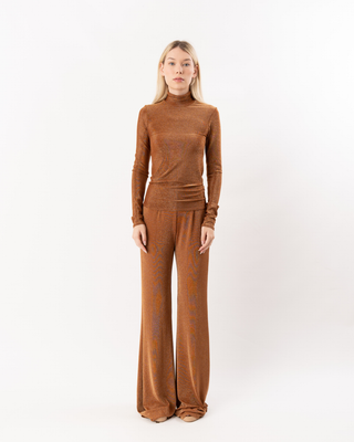 LUREX JERSEY PLARE PANTS