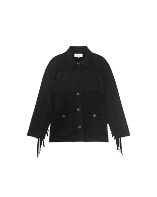 THE WESTERN FRINGE SWEATER JACKET