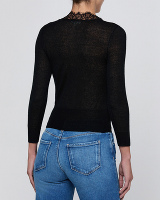 ELUNA LACE DETAIL CARDIGAN