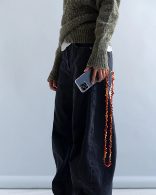 FACETED GEMSTONE CROSSBODY