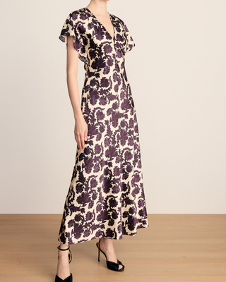 V-NECK REDGRAVE DRESS
