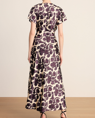 V-NECK REDGRAVE DRESS