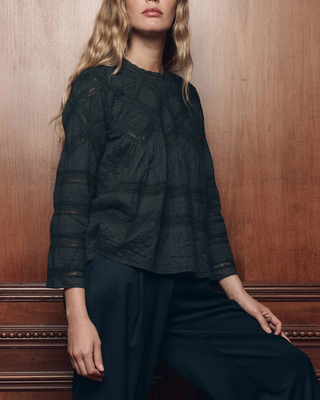 THE LATTICE LACE VICTORIAN TOP