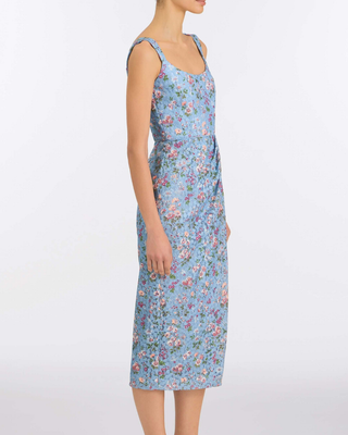 MARLA LACE WRAP SKIRT MIDI DRESS