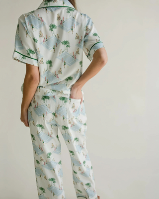 PALM COURTS PAJAMA PANTS SET