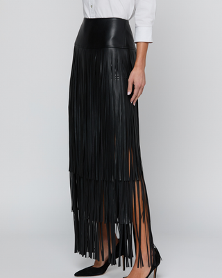 KAROLINE MAXI FRINGE SKIRT