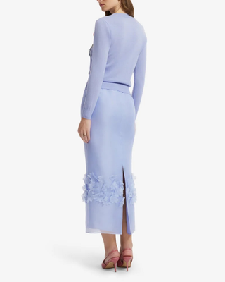 CLAIRE EMBROIDERED KNIT CARDIGAN
