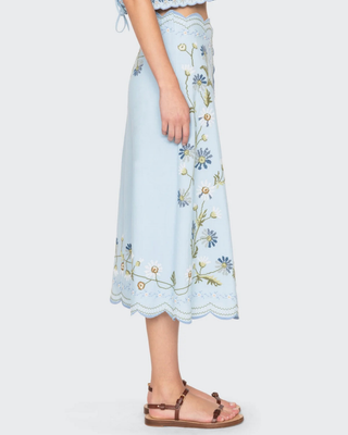 AUDRA EMBROIDERY SKIRT