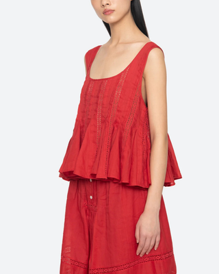PIPPA SOLID SLEEVELESS TOP