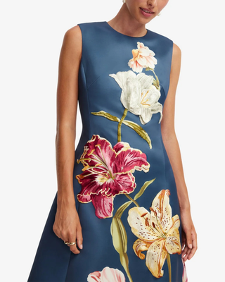 ALI EMBROIDERED MINI DRESS