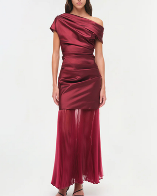 AMMALIE COMBO MIDI DRESS