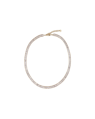BAGUETTE TENNIS NECKLACE