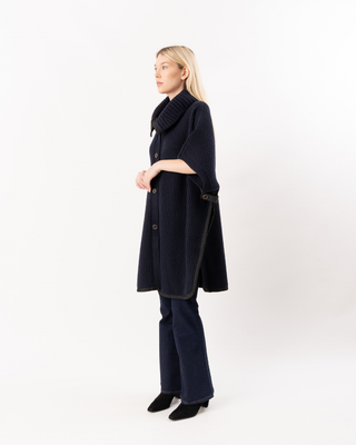 WOOL CASHMERE PONCHO