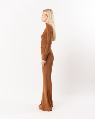 LUREX JERSEY PLARE PANTS