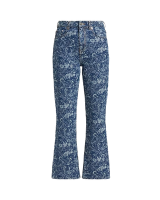 BETZY CROPPED TAPESTRY DENIM