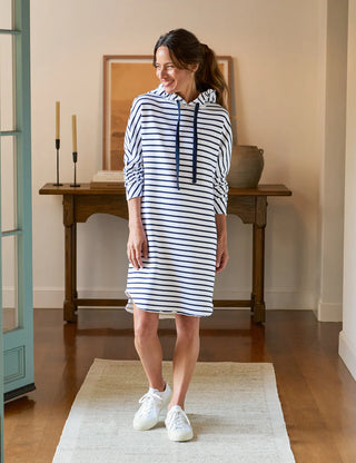 MINI JAMES HOODED CAPE DRESS