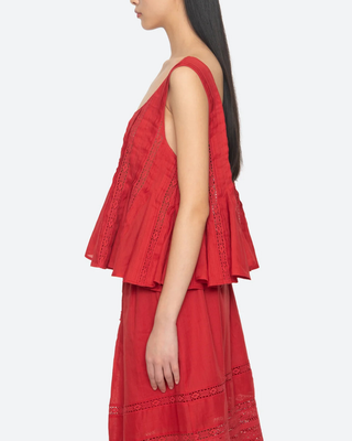 PIPPA SOLID SLEEVELESS TOP