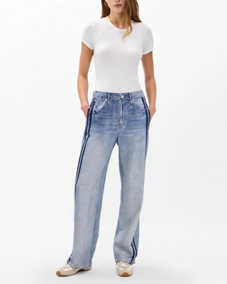 MIRAMAR TERRY WIDE LEG TRACK PANT