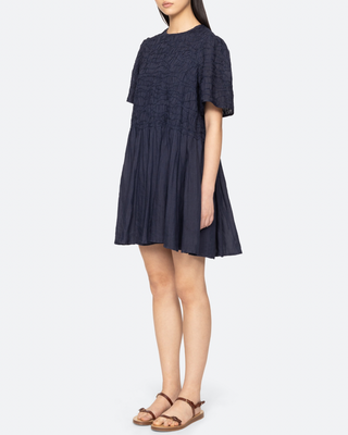 IMOGEN SOLID S/SLV DRESS