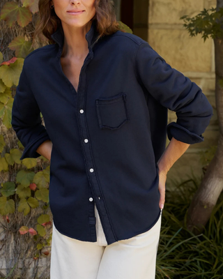 EILEEN SWEATSHIRT BUTTON-UP