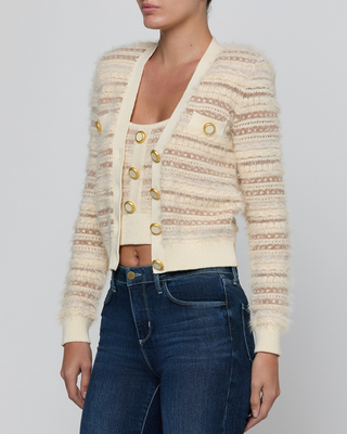 ARIADNE MIXED STITCH CARDI