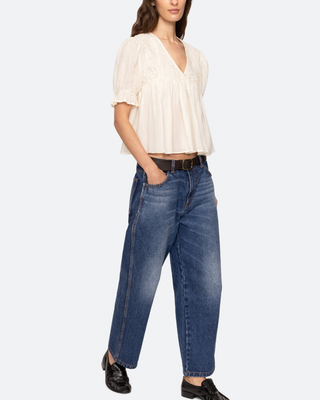 IMOGEN SOLID S/SLV TOP