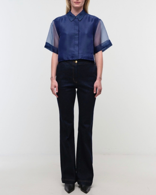 RYETT S/S CROP SHIRT