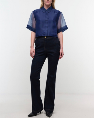 RYETT S/S CROP SHIRT