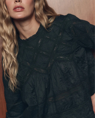 THE LATTICE LACE VICTORIAN TOP