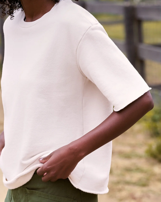 PERRY CREWNECK FLEECE TEE