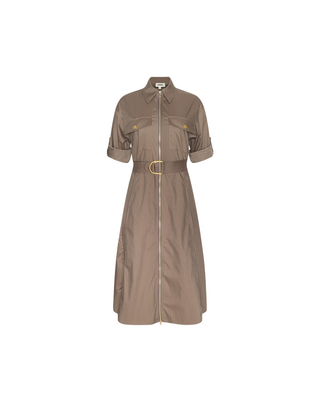 CALLEN MIDI SHIRT DRESS