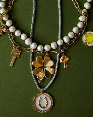 SILVER LUREX NECKLACE CORD
