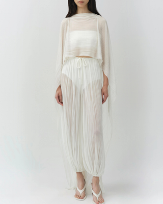 GENOA SHEER JERSEY CAPE