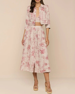 EDA 3/4 SLEEVE CROP JACKET