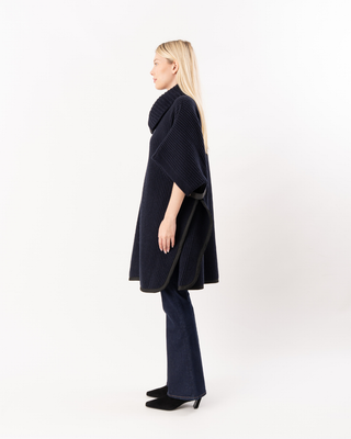 WOOL CASHMERE PONCHO