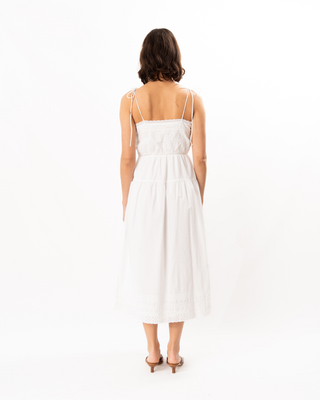 PETRA EMBROIDERED COTTON DRESS