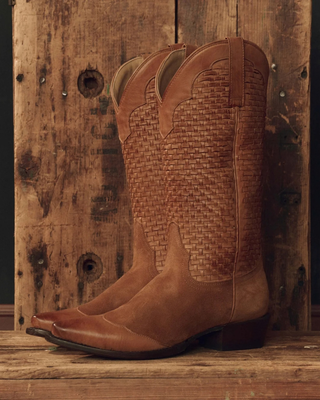 THE BASKET WEAVE COWBOY BOOT