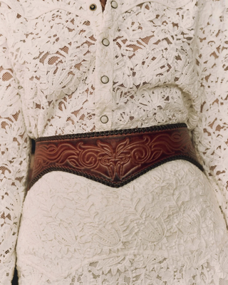 THE TOOLED CORSET BELT