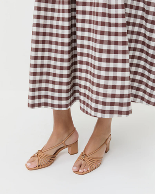 MINNA STRAPPY MID HEEL SANDAL
