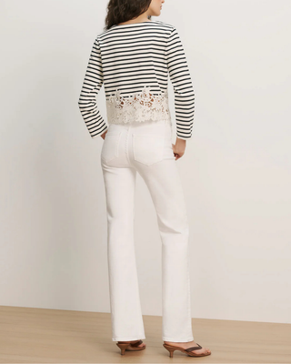 CROSBIE SLIM WIDE-LEG JEAN