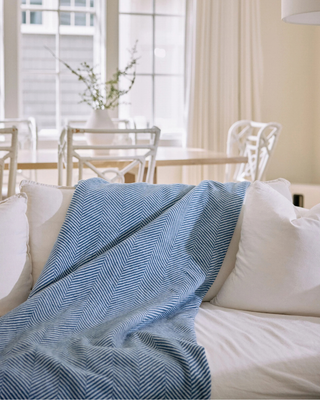 HARBORVIEW HERRINGBONE BLANKET