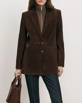 MACI SUEDE DICKEY JACKET