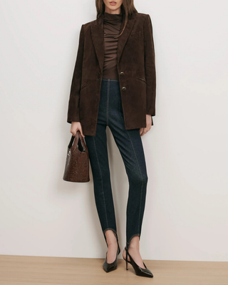 MACI SUEDE DICKEY JACKET