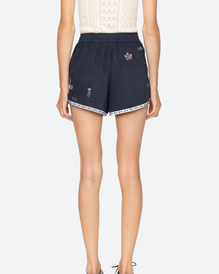 CLAIRA EMBROIDERED SHORTS