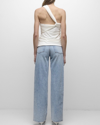 NATHREEN DRAPED JERSEY TOP