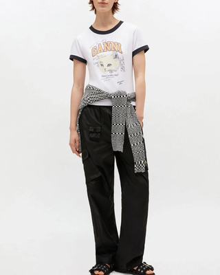 CROPPED KITTY T-SHIRT